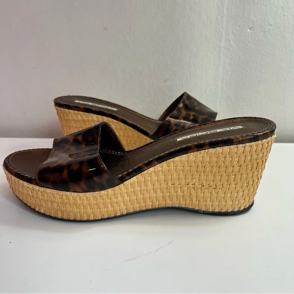 Via Spiga Leopard Print Platform Sandals Size 9.5_3